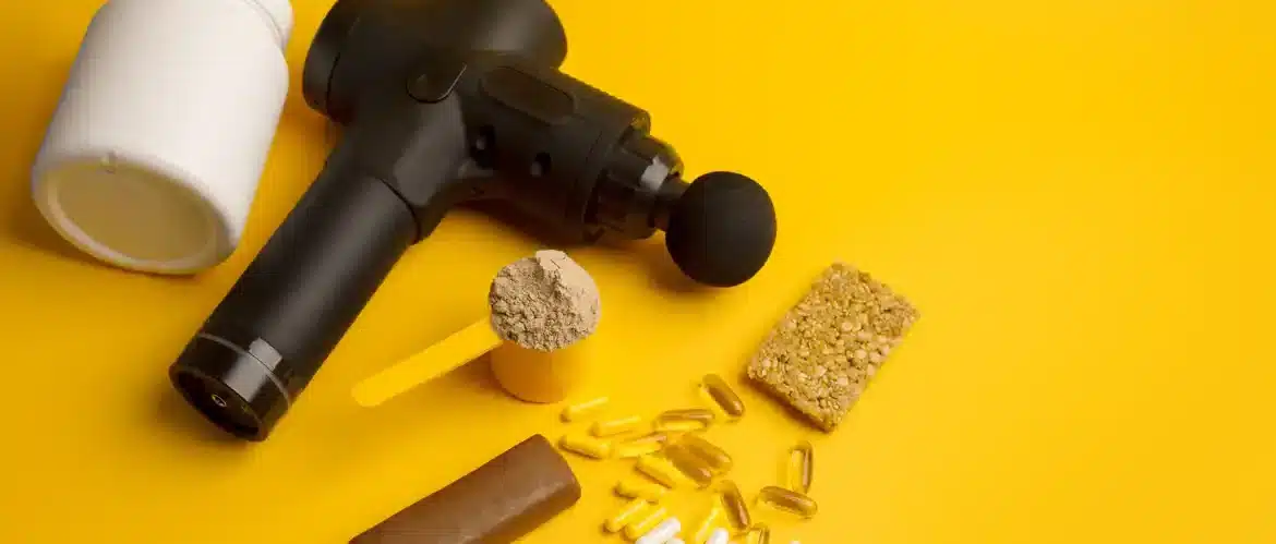hoe kan deze massage gun helpen bij afvallen