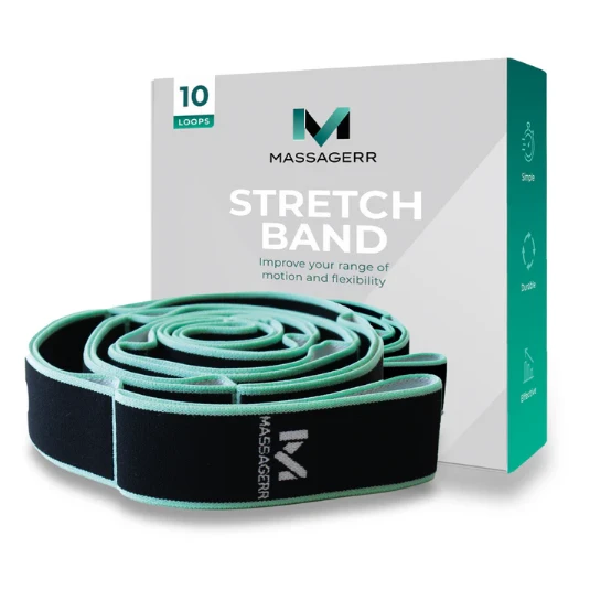 Massagerr stretchband voor fitness en ontspanning