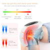 blue recovery knie massage apparaat met warmte essential