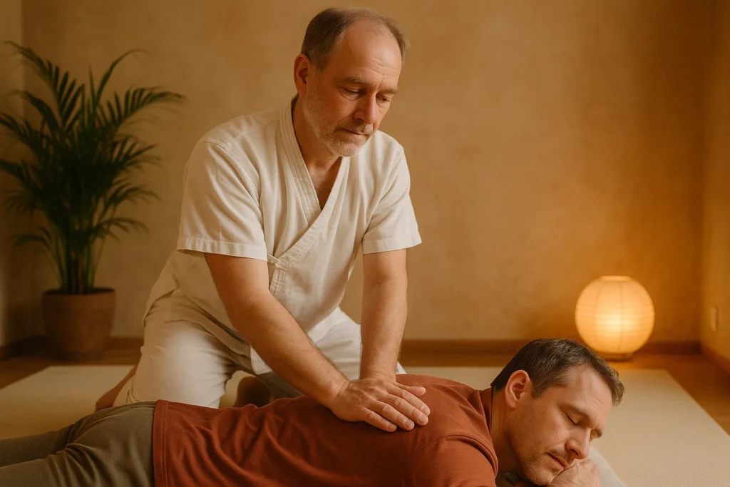 drukpuntmassage masseur
