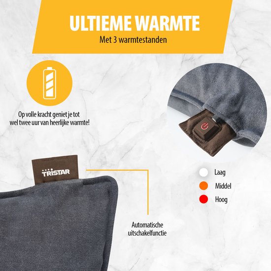 mooi warmtekussen tristar