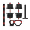 Dumbbells 30 Kg | Ook Kettlebells inbegrepen | Ergonomisch