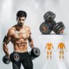 Dumbbells 25 kg | Dumbbell & Stang | Antislip Grip - Afbeelding 4