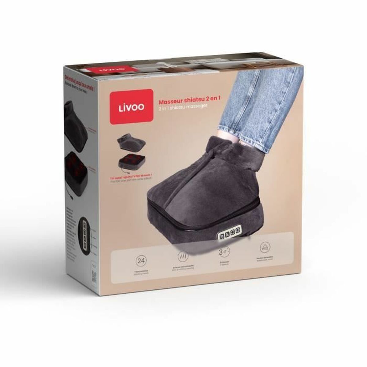 Voetmasseur en Voetenwarmer | Livoo | Relax & Ontspan - Afbeelding 4