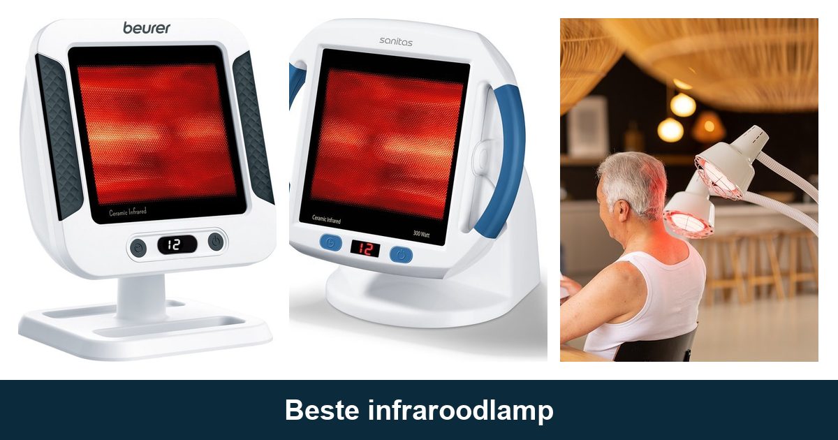 Drie producten uit de gids beste infraroodlamp naast elkaar